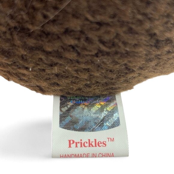 TY Beanie Babies "Prickles" The Hedgehog 8" Plush Toy Collectible Brown 1999 NWT - Picture 2 of 5